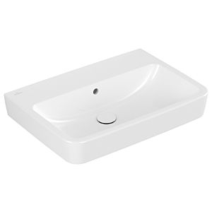 Villeroy und Boch O.novo Waschtisch 4A416701 65 x 46 cm, ohne Hahnloch, eckig, mit Überlauf, weiß