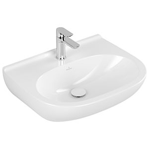 Villeroy & Boch O.Novo Waschtisch 51606101 60 x 49 cm, weiss, 1 Hahnloch, ohne Überlauf