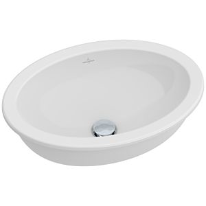 Villeroy & Boch Unterbauwaschtisch Loop & Friends 48,5 x 32,5 cm, weiss, ohne Überlauf/Hahnloch