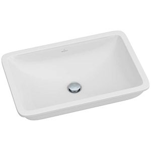 Villeroy & Boch Unterbauwaschtisch Loop & Friends 61,5 x 39 cm, weiss Ceramicplus, ohne Überlauf