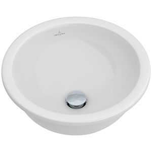 Villeroy & Boch Unterbauwaschtisch Loop & Friends Ø 38 cm, weiss, ohne Überlauf, ohne Hahnloch