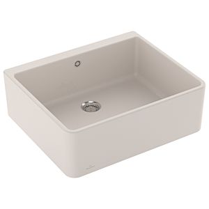 Villeroy and Boch single basin sink 636001KR waste set with manual actuation, crema