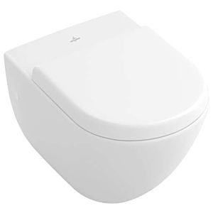 Villeroy & Boch Subway Wandflachspül WC 66031001 weiß, Abgang waagerecht