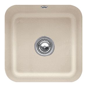 Villeroy et Boch évier sous plan 670302AM avec garniture de vidage , actionnement excentrique, kit de fixation, Amande