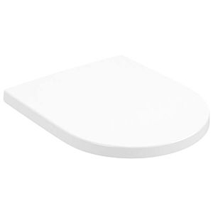Villeroy und Boch Subway 3.0 WC-Sitz 8M4261RW Schaniere aus Edelstahl, ohne QuickRelease und Softclosing, stone white Ceramic plus