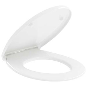 Villeroy &amp; Boch O.NOVO toilet seat 8M436101 oval, stainless steel hinge white, white
