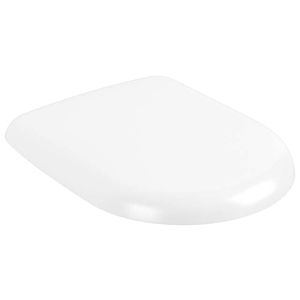 Abattant de WC Villeroy &amp; Boch Antao 8M67S1RW avec mécanisme de fermeture ralentie et siège amovible (QuickRelease), Blanc Pierre