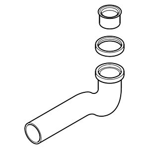 Villeroy & Boch Siphon 92087200 mit Verlängerungsstück