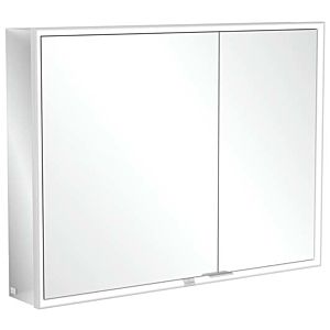 Villeroy et Boch My View Now armoire miroir A4571000 100 x 75 x 16,8 cm, éclairage LED, 2 portes, interrupteur marche/arrêt