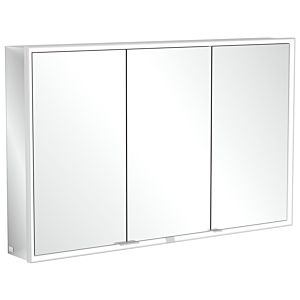Villeroy et Boch My View Now armoire miroir A4571200 120 x 75 x 16,8 cm, éclairage LED, 3 portes, interrupteur marche/arrêt