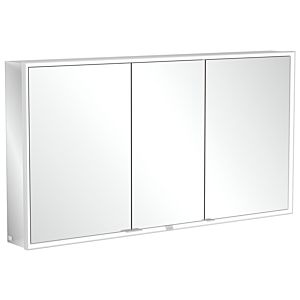Villeroy und Boch My View Now Spiegelschrank A4551400 140 x 75 x 16,8 cm, LED-Beleuchtung, 3 Türen, mit Sensorschalter