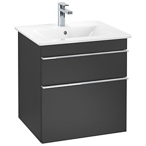 Villeroy & Boch Venticello Unterschrank A92301PD 553x590x502 mm, Griff chrom, Black matt Lacquer
