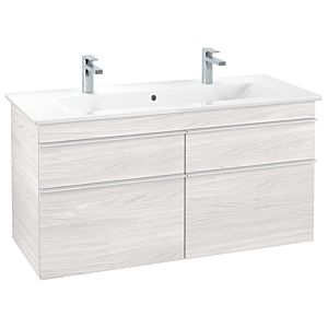 Villeroy and Boch Venticello vanity unit A92902E8 115.3 x 59 x 50.2 cm, white handle, White Wood