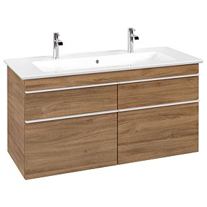 Venticello Villeroy et Boch vasque A92902RH 115,3x59x50,2cm, poignée blanche, Kansas Oak