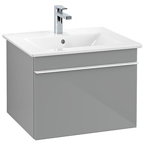 Venticello Villeroy et Boch vasque A93202RA 55,3 x 42 x 50,2 cm, poignée blanc, verre Glossy Grey