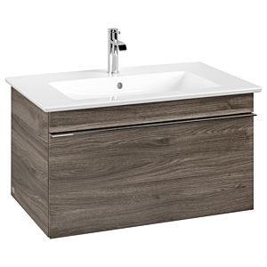 Venticello Villeroy et Boch vasque A93401RK 75,3x42x50,2cm, poignée chromée, Stone Oak