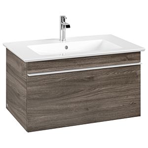 Venticello Villeroy et Boch vasque A93402RK 75,3x42x50,2cm, poignée blanche, Stone Oak