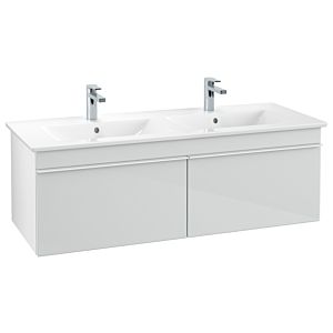 Villeroy and Boch Venticello vanity unit A93902RE 125.3 x 42 x 50.2 cm, handle white, glass Glossy White