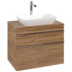 Villeroy and Boch Venticello vanity unit A94001RH 75.7x60.6x50.2cm, chrome handle, Kansas Oak