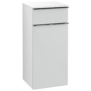 Villeroy and Boch Venticello side cabinet A95001RE 40.4 x 86.6 x 37.2 cm, left, handle chrome, glass Glossy White