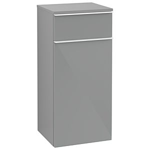 Villeroy and Boch Venticello side cabinet A95002RA 40.4 x 86.6 x 37.2 cm, left, handle white, glass Glossy Grey