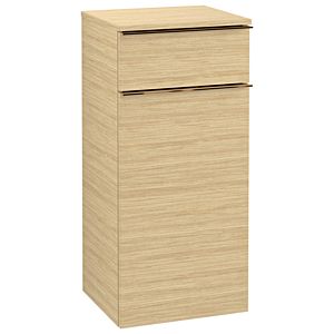 Villeroy et Boch Venticello armoire latérale A95005VJ 40,4 x 86,6 x 37,2 cm, gauche, poignée cuivre, chêne nordique