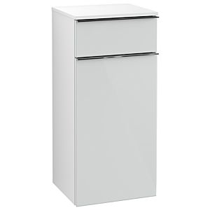 Villeroy and Boch Venticello side cabinet A95011RE 40.4 x 86.6 x 37.2 cm, stop right, handle chrome, glass Glossy White