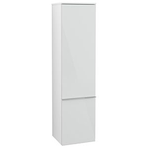 Villeroy et Boch Venticello A95101RE 40,4 x 154,6 x 37,2 cm, gauche, poignée chrome, verre Glossy White