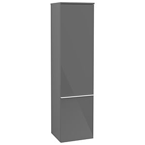 Villeroy und Boch Venticello Hochschrank A95102FP 40,4 x 154,6 x 37,2 cm, links, Griff White, Glossy Grey