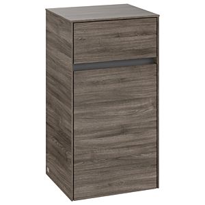 Villeroy and Boch Collaro side cabinet C03201RK 40.4x74.8x34.9cm, stop right, Stone Oak