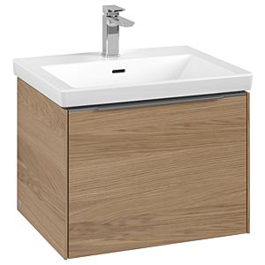 Villeroy and Boch Subway 3.0 vanity unit C57700VJ 57.2x42.9x47.8cm, without LED / handle aluminum glossy, nordic oak