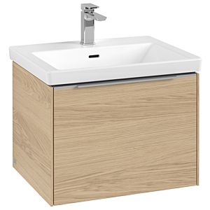 Villeroy and Boch Subway 3.0 vanity unit C577L0VJ 57.2x42.9x47.8cm, with LED / handle aluminum glossy, nordic oak