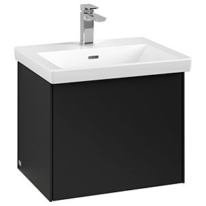 Subway 3.0 Villeroy et Boch vasque C579L1VL 52,3x42,9x44,75cm, avec LED / poignée Noir volcan, noir volcan