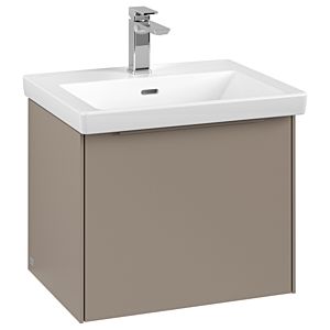 Villeroy and Boch Subway 3.0 vanity unit C579L2VM 52.3x42.9x44.75cm, with LED / handle monochrome, taupe
