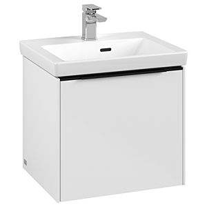 Villeroy und Boch Subway 3.0 Waschtisch-Unterschrank C58001VE 47,3x42,9x40,75cm, ohne LED/Griff Volcano black, brilliant white