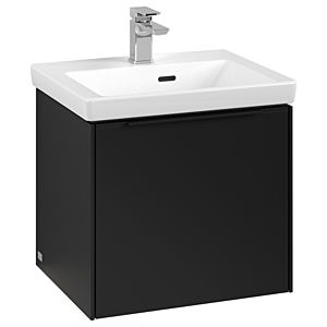 Subway 3.0 Villeroy et Boch vasque C580L1VL 47,3x42,9x40,75cm, avec LED / poignée Noir volcan, noir volcan