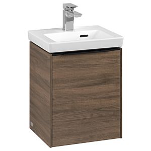 Villeroy and Boch Subway 3.0 vanity unit C58301VH 35.1x42.9x30.9cm, hinge left / handle Volcano black, arizona oak