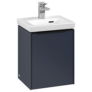 Villeroy and Boch Subway 3.0 vanity unit C58301VQ 35.1x42.9x30.9cm, hinge left / handle Volcano black, marine blue
