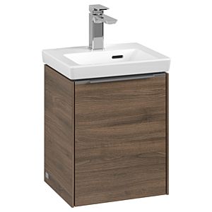 Villeroy and Boch Subway 3.0 vanity unit C58400VH 35.1x42.9x30.9cm, hinge right / handle aluminum glossy, arizona oak