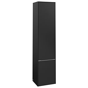 Villeroy and Boch Subway 3.0 cabinet C58600VL 40x171x36.2cm, hinge left / handle aluminum glossy, volcano black