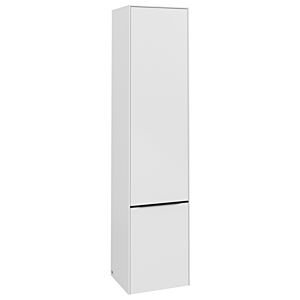 Villeroy and Boch Subway 3.0 cabinet C58601VF 40x171x36.2cm, hinge left / handle Volcano black, pure white