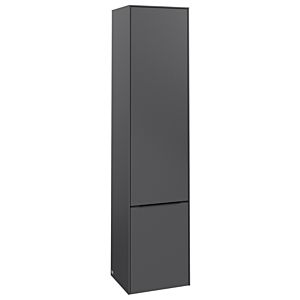 Villeroy et Boch Subway 3.0 C58601VR 40x171x36,2cm, charnière gauche / poignée noir volcan, graphite