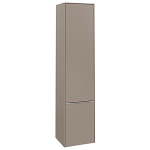 Villeroy and Boch Subway 3.0 cabinet C58700VM 40x171x36.2cm, hinge right / handle aluminum glossy, taupe