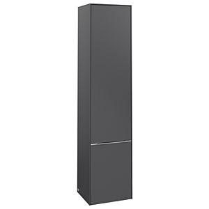 Villeroy und Boch Subway 3.0 Hochschrank C58700VR 40x171x36,2cm, Schanier rechts/Griff Aluminium glänzend, graphite