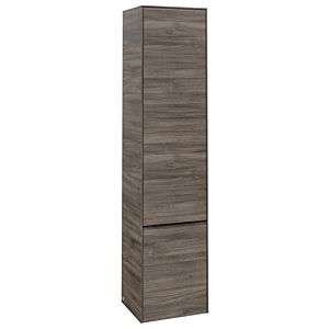 Villeroy et Boch Subway 3.0 C58701RK 40x171x36,2cm, charnière à droite / poignée Volcano noir, chêne pierre