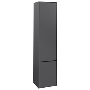 Villeroy et Boch Subway 3.0 C58701VR 40x171x36,2cm, charnière à droite / poignée noir volcan, graphite