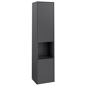 Villeroy und Boch Subway 3.0 Hochschrank C58801VR 40x171x36,2cm, Schanier links/Griff Volcano black, graphite