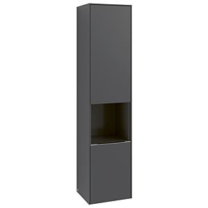Villeroy and Boch Subway 3.0 cabinet C58802VR 40x171x36.2cm, hinge left / handle monochrome, graphite