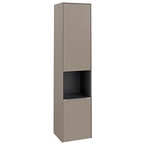 Villeroy and Boch Subway 3.0 cabinet C58900VM 40x171x36.2cm, hinge right / handle aluminum glossy, taupe
