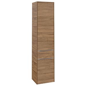 Villeroy and Boch Subway 3.0 cabinet C59000RH 40x171x36.2cm, hinge left / handle aluminum glossy, kansas oak
